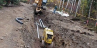 Разработка траншеи под трубопровод